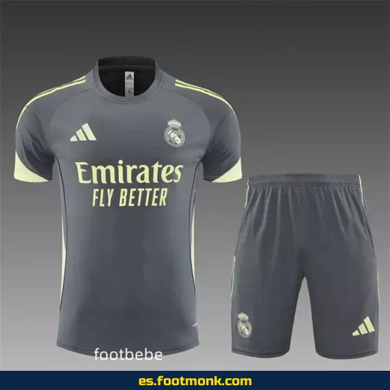 Camiseta Oficial Real Madrid 2025-2026 Gris Oscuro - Edición Especial - Envío a Domicilio