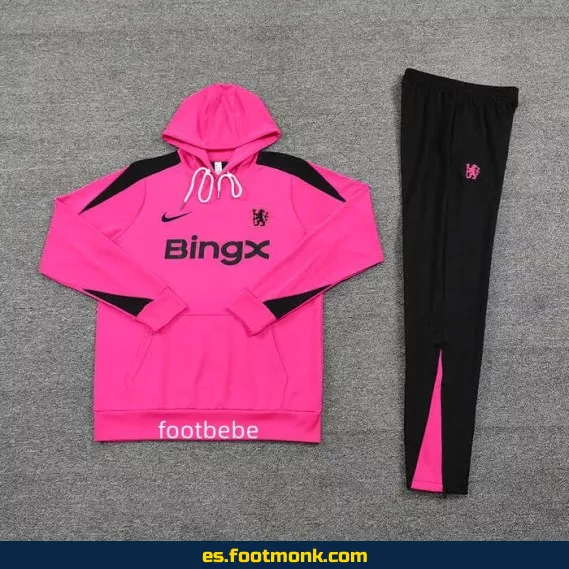 Sudadera con Capucha Chelsea FC 2024-2025 Edición Especial - Rosa Rojo