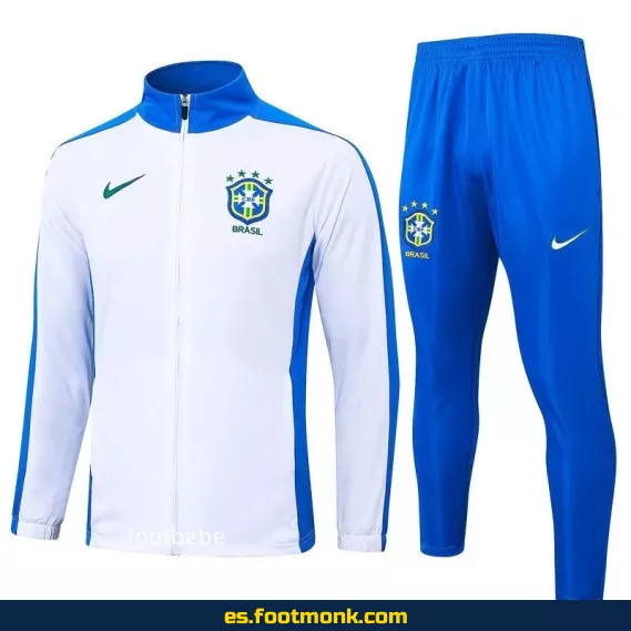 Camiseta Brasil 2024-2025 Blanca - Edición Especial - Conjunto Completo