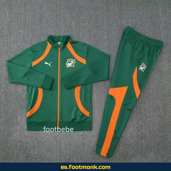 Chaquetón de la Selección de Costa de Marfil 2025-2026 Verde – Edición Oficial