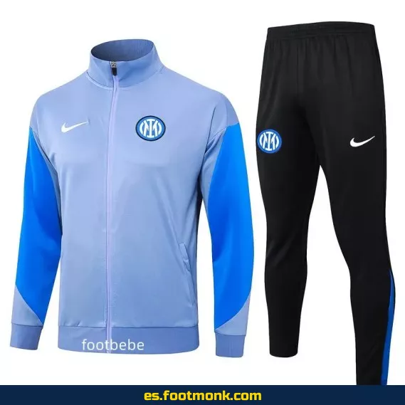 Chaquetón Oficial Inter Milan 2024-2025 Gris – Edición Nueva Temporada
