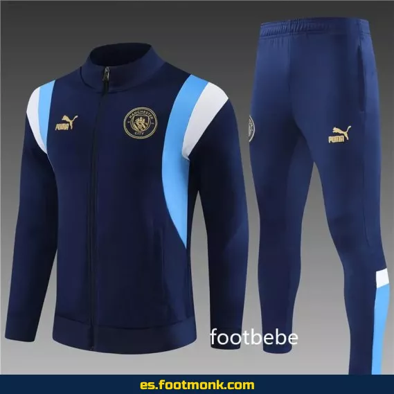 Camiseta Oficial Manchester City 2023-2024 Hombre - Azul Real - Edición Nueva Temporada