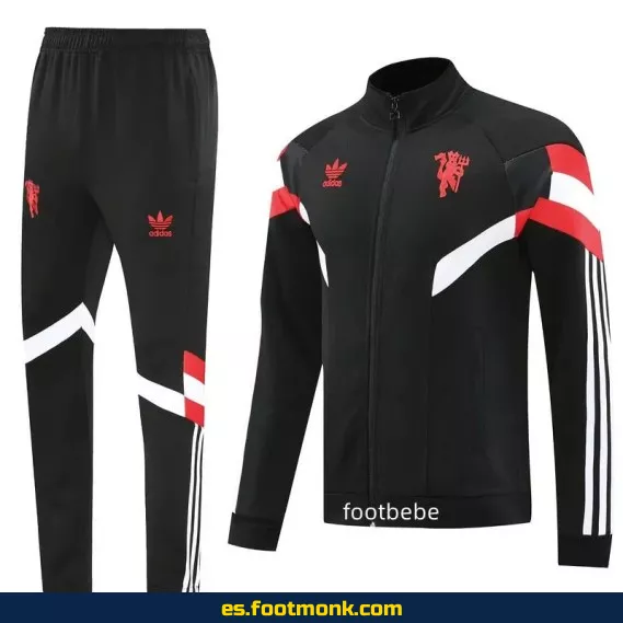 Chaquetón Manchester United 2024-2025 Negro - Camisetas de Fútbol Oficiales