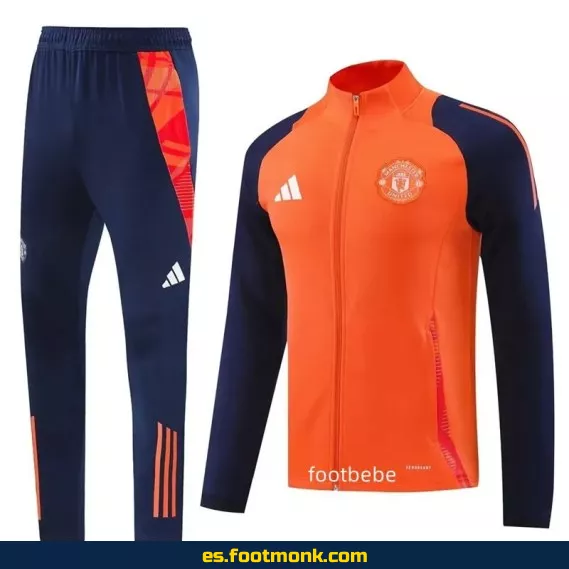 Chaquetón Manchester United 2024-2025 Naranja – Edición Oficial