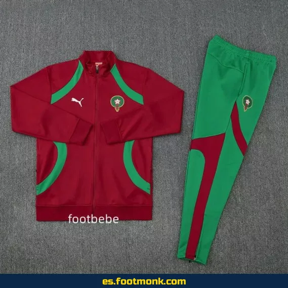 Chaqueta de Fútbol Marruecos 2025-2026 Roja – Edición Especial