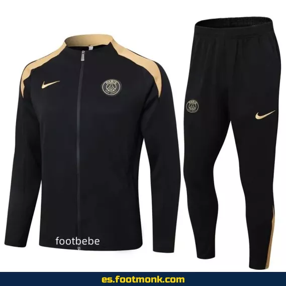 Chaqueta PSG 2024-2025 Negra – Edición Oficial – Envío Rápido