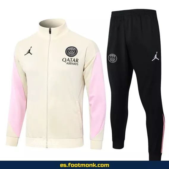 Chaqueta PSG Jordan 2024-2025 Hombre Color Albaricoque – Edición Especial – Camisetas de Fútbol Oficiales