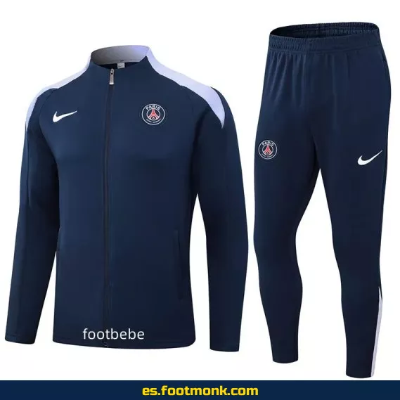 Chaqueta PSG 2024-2025 Hombre Azul Real – Camiseta Oficial de Fútbol, Nueva Colección