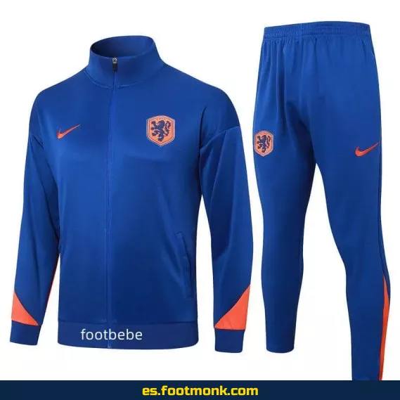 Chaqueta Oficial Países Bajos 2024-2025 Azul – Edición Limitada