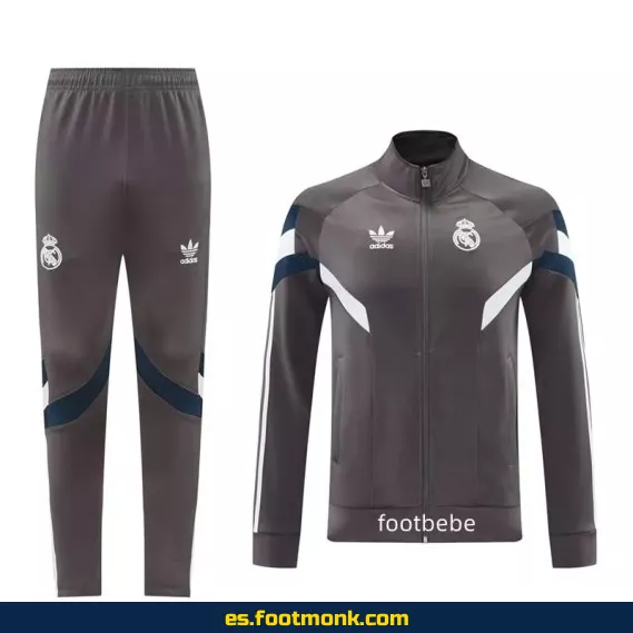 Camiseta Oficial Real Madrid 2024-2025 Hombre Gris - Edición Nueva Temporada