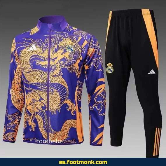 Camiseta Real Madrid 2024-2025 Edición Especial Dragon Violeta – Equipación Oficial