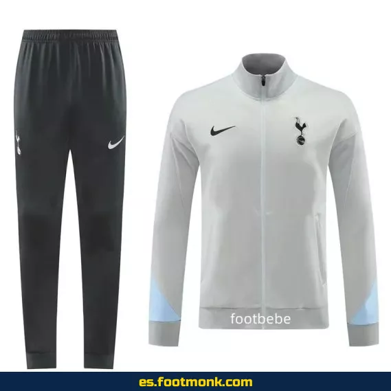 Chaqueta Tottenham 2024-2025 Gris - Edición Oficial | Envío Rápido