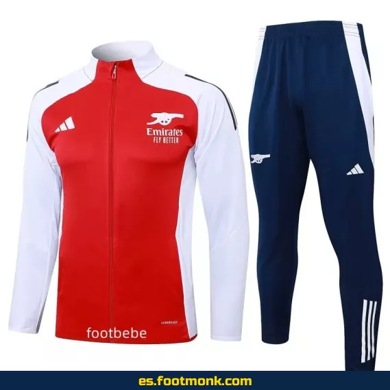 Chaquetón Arsenal 2024-2025 Hombre - Rojo | Camisetas Oficiales de Fútbol | Nueva Temporada