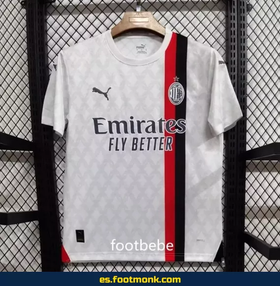 Camiseta AC Milan 2023-2024 Visitante Blanca - Edición Oficial
