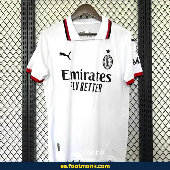 Camiseta AC Milan 2024-2025 Visitante Blanca – Oficial, Nueva Temporada