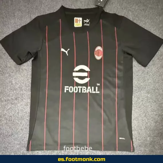 Camiseta AC Milan 2025-2026 Edición Especial Negra - Concepto Exclusivo