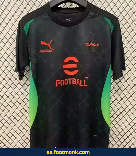 Camiseta AC Milan 2025-2026 Negra Edición Especial - Oficial