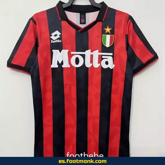 Camiseta AC Milan Vintage 1993-1994 Local - Réplica Oficial - Edición Retro - Fútbol Clásico