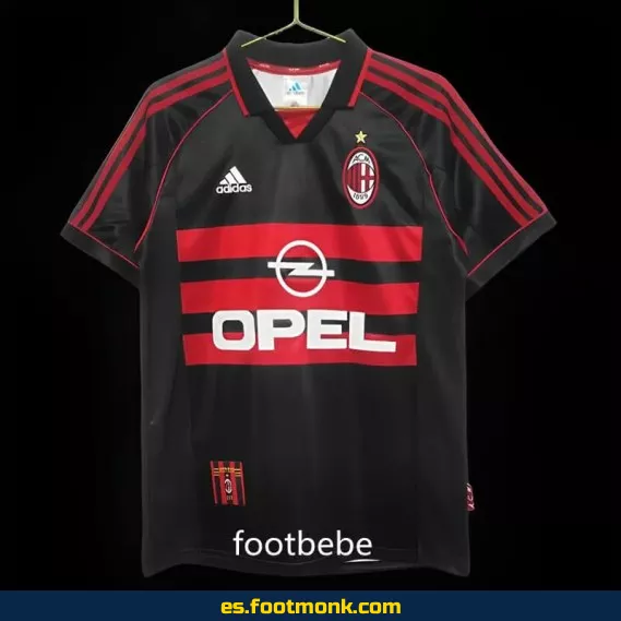 Camiseta AC Milan Vintage 1998-1999 Tercera Equipación - Edición Retro