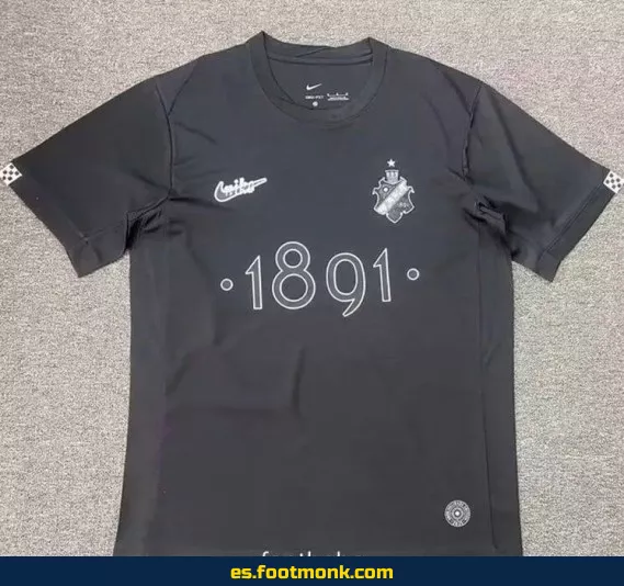 Camiseta de Fútbol AIK Stockholm 1891 Negra - Edición Retro