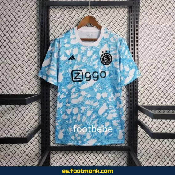 Camiseta Ajax 2023-2024 Pre-Match Azul – Edición Oficial