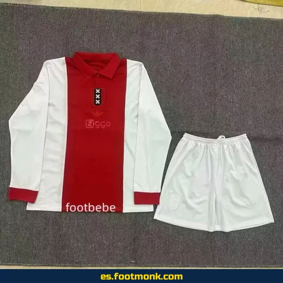 Camiseta Ajax Niños 2025 125 Aniversario Manga Larga - Edición Especial
