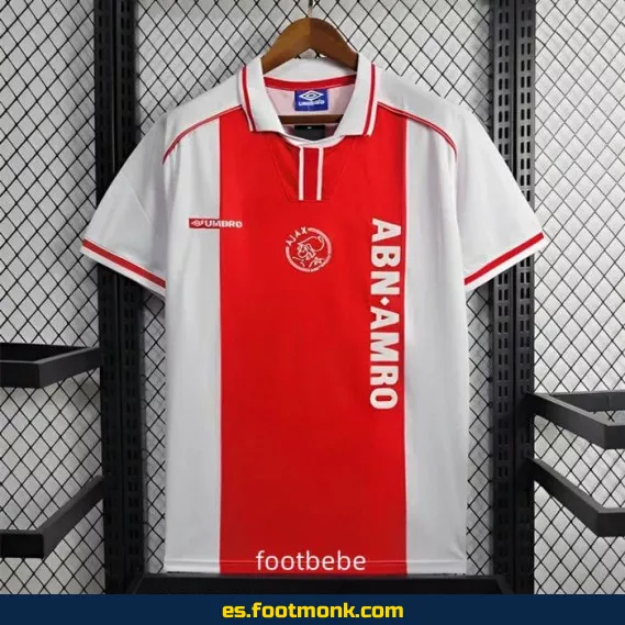 Camiseta Ajax Vintage 1998-1999 Edición Especial - Réplica Oficial Domicilio - Colección Retro