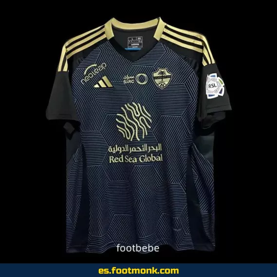Camiseta Al-Ahli Saudi 2024-2025 Tercera Equipación Negra - Edición Oficial