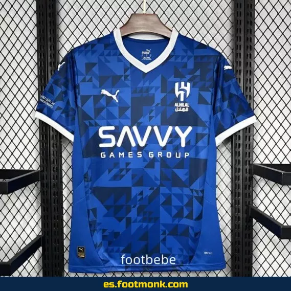 Camiseta Oficial Al-Hilal Saudi 2024-2025 Local Azul – Edición Nueva Temporada