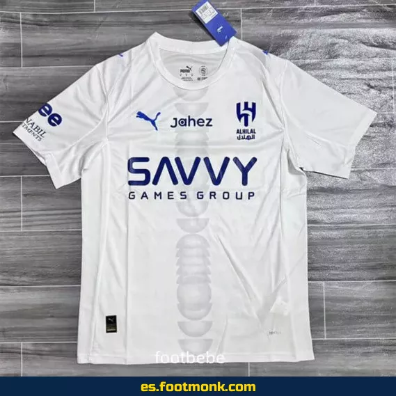 Camiseta Oficial Al-Hilal Saudi 2025-2026 Blanca - Edición Nueva Temporada