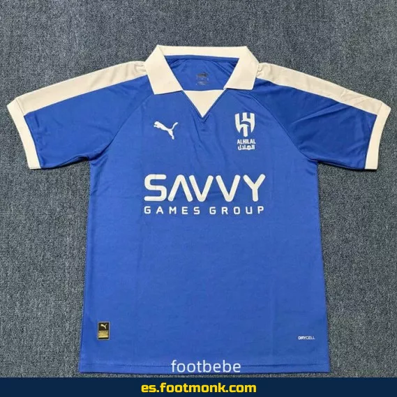 Camiseta Oficial Al-Hilal Saudi 2025-2026 Azul – Edición Especial – Envío a Domicilio