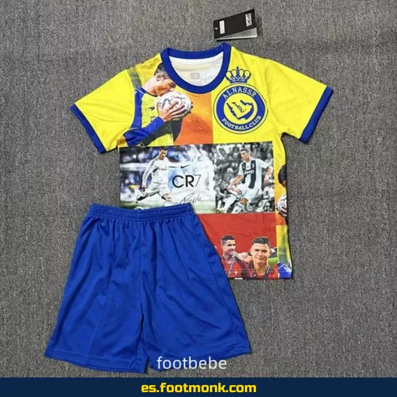 Camiseta Oficial Al-Nassr Niños 2025-2026 CR7 Edición Especial – Compra Online