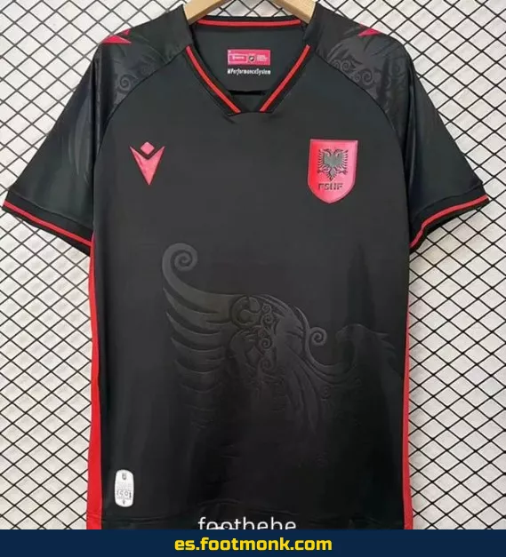 Camiseta de Albania 2025-2026 Negra - Edición Oficial