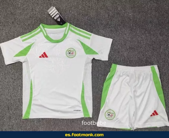 Camiseta de Fútbol de la Selección de Argelia para Niños 2024-2025 - Edición Local
