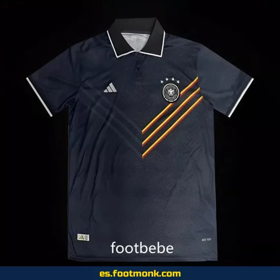 Polo de la Selección Alemana 2024 Negro – Camiseta Oficial de Fútbol