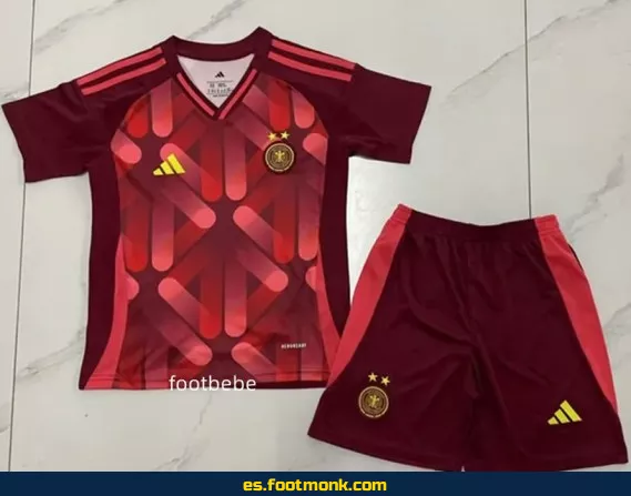 Camiseta Alemania Niños 2025 Exterior Roja – Edición Oficial