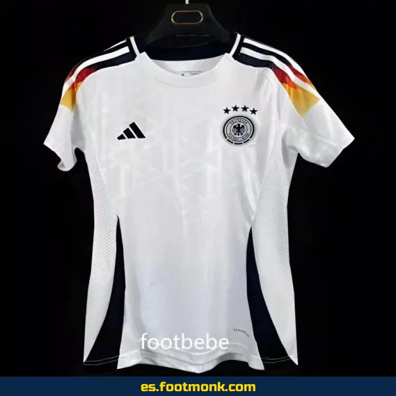 Camiseta Alemania Mujer 2024 Local Blanca – Edición Oficial