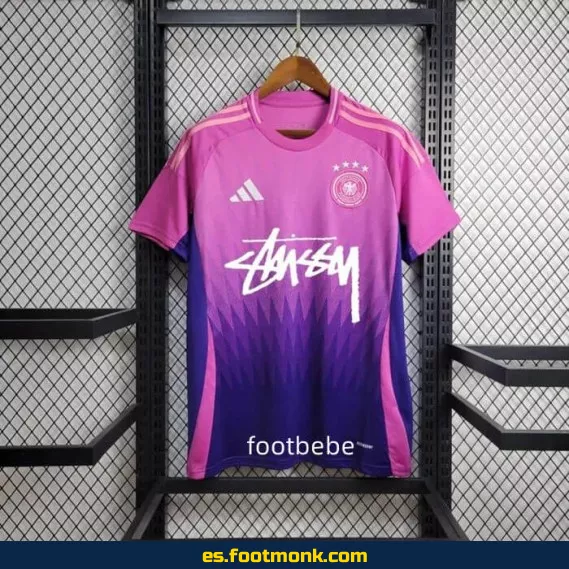 Camiseta Alemania Stussy 2024 Exterior Violeta – Edición Especial