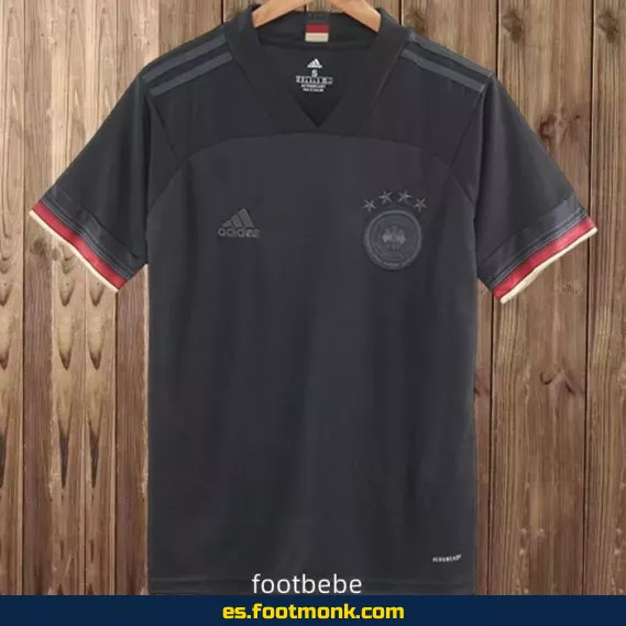 Camiseta Alemania Vintage 2020 Exterior Negra – Edición Retro Oficial