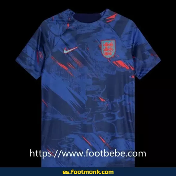 Camiseta Inglaterra 2022-2023 Pre-Match Azul – Edición Oficial
