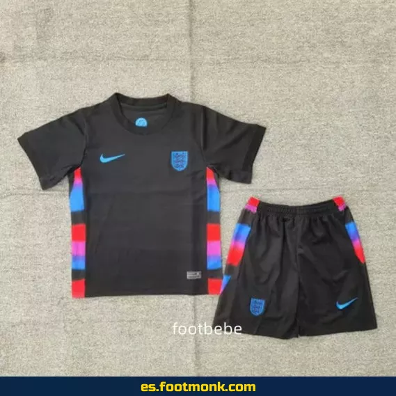 Camiseta Inglaterra Niños 2025 Negra – Oficial, Edición Especial