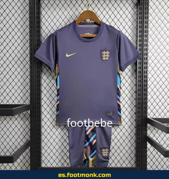 Camiseta de Inglaterra para Niños Euro 2024 - Edición Exterior