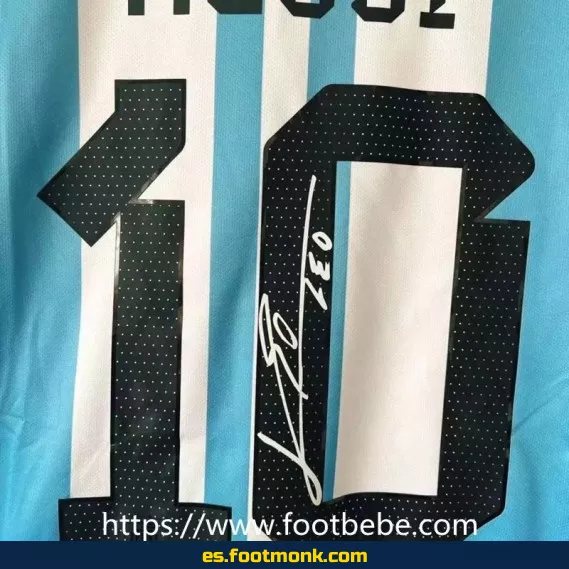 Camiseta Argentina 10 Messi Firma Original 2022 Edición Especial – Domicilio | Camisetas de Fútbol Oficiales