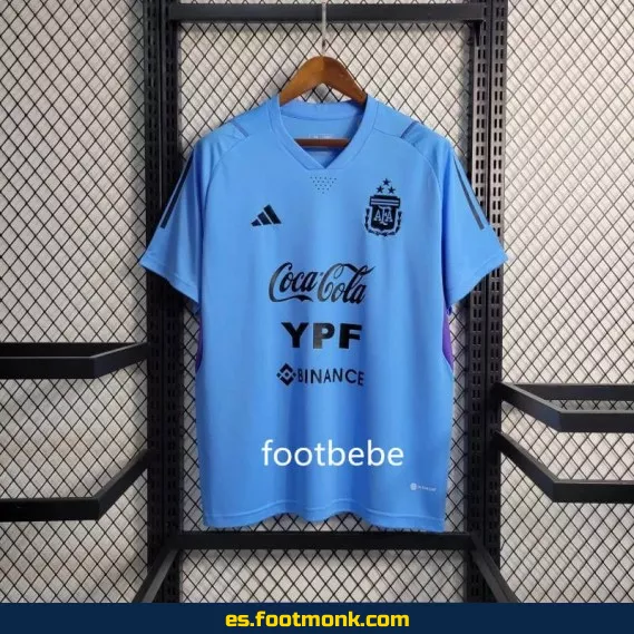Camiseta Argentina 2023 3 Estrellas Pre Partido Azul – Edición Especial