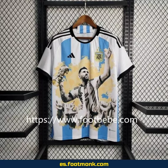 Camiseta Argentina 3 Estrellas 2023 Edición Campeona – Oficial