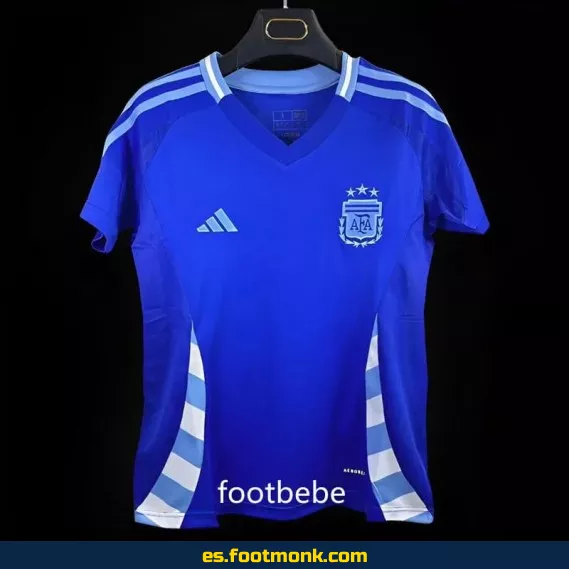 Camiseta Argentina 2024 Mujer Exterior Azul – Edición Oficial