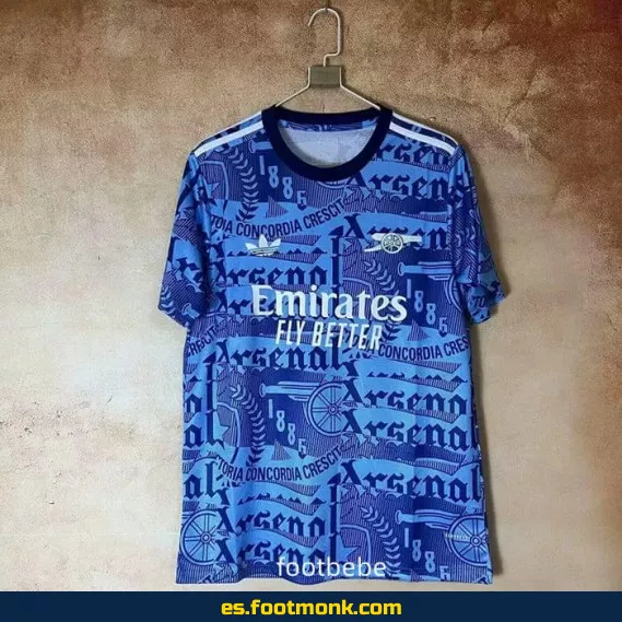 Camiseta Oficial Arsenal 2025-2026 Azul – Edición Nueva Temporada