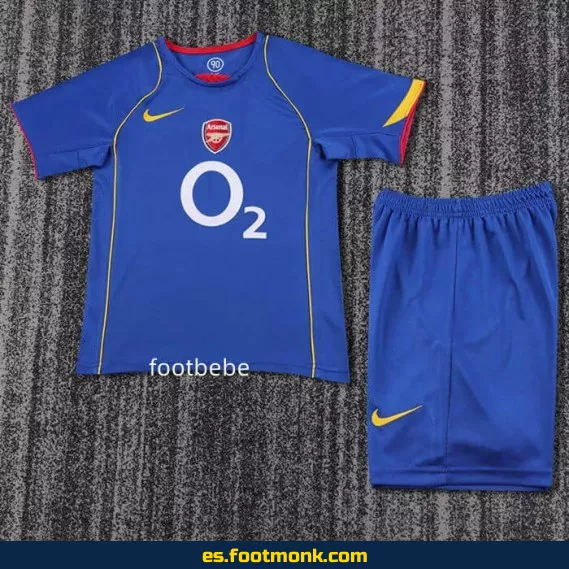 Camiseta Arsenal Niños 2004-2005 Temporada Exterior - Réplica Oficial