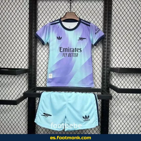 Camiseta Arsenal Tercera Equipación Niños 2024-2025 – Oficial