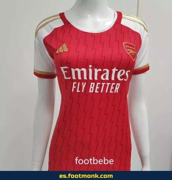 Camiseta Oficial del Arsenal Femenino 2023-2024 - Primera Equipación - Envío a Domicilio